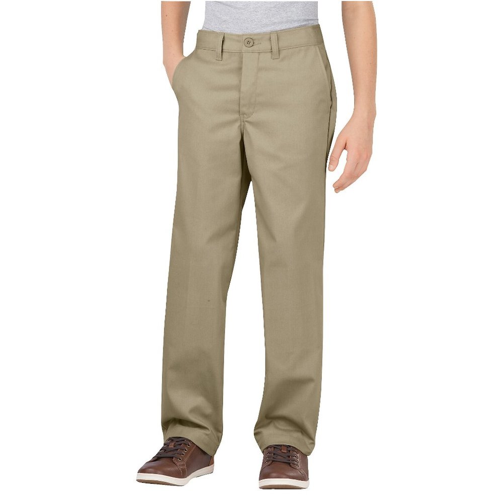 Dickies Khaki Boys' Flex Waist Stretch Pant